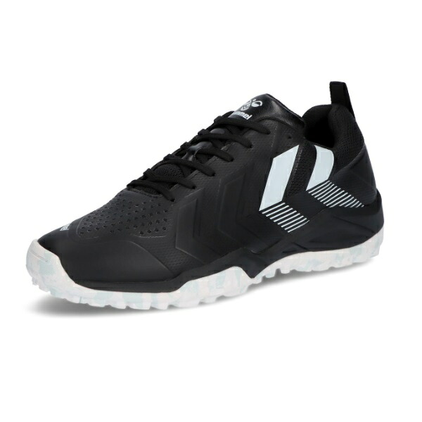 hummel ヒュンメル グランドフライ5 ハンドボールシューズ 屋外用 HAS6019-9067(ブラック×ライトブルー)|スポーツファーム 店