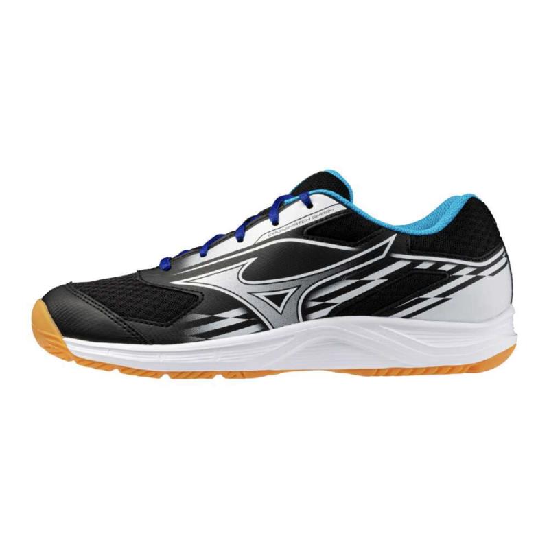 MIZUNO ミズノ クロスマッチスマッシュ(エントリーモデル) 卓球シューズ 81GA253003(ブラック×ホワイト×ブルー)