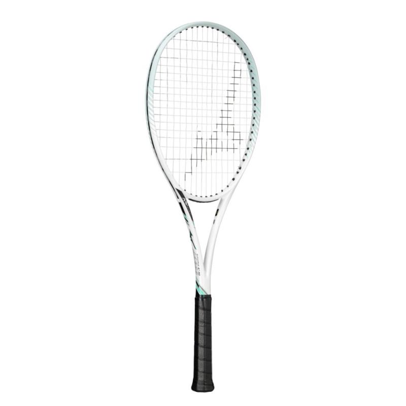 MIZUNO ミズノ ディーフォース V-10(ソフトテニス) ソフトテニスラケット 63JTN54301(ホワイト×ジェードグリーン) ２０２５年春夏モデル！！