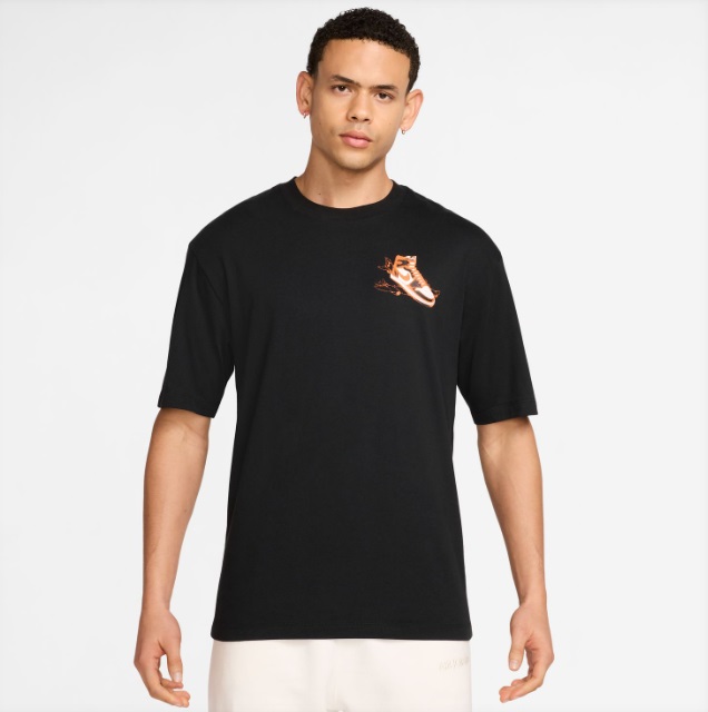 【メール便対応】ジョーダン NC AJ1 AD S/S クルー バスケットボールTシャツ HQ8972-010(ブラック/ホワイト) 25