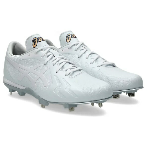 asics アシックス GOLDSTAGE I-PRO FORCESPEED 野球金具スパイク 高校野球対応モデル 1121A073-110(White/White)|スポーツファーム 店