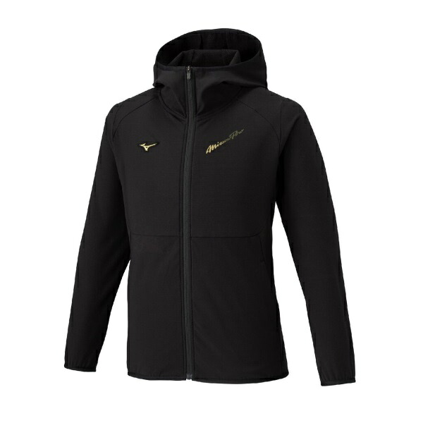 MIZUNO ミズノ 【ミズノプロ／ストレッチ／防風】テックシールドフーディ 野球ウォームアップウェア 12JECW77-09(ブラック) ２０２５年秋冬限定カラー！！｜スポーツファーム　店 9,619円
