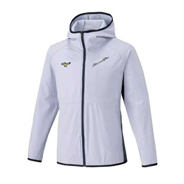 MIZUNO ミズノ 【ミズノプロ／ストレッチ／防風】テックシールドフーディ 野球ウォームアップウェア 12JECW77-18(アイスランディックブルー) ２０２５年秋冬限定カラー！！