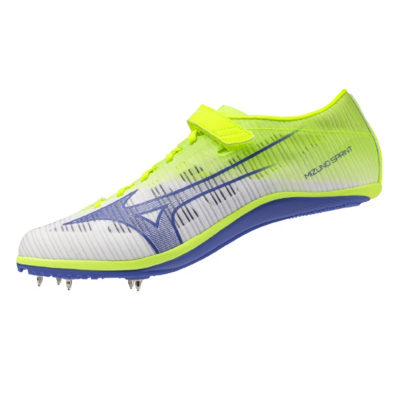 MIZUNO ミズノ ミズノスプリント 陸上スパイク 短距離用 オールウェザートラック専用 U1GA266001(イエロー×ブルー×ホワイト) 26SS