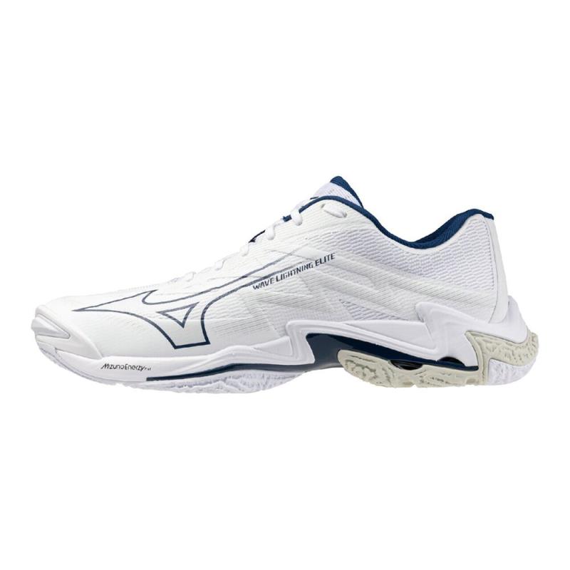 MIZUNO ミズノ ウエーブライトニング エリート(排球) 排球シューズ（ユニ一発やる） V1GA260055(白いこと×米国海軍) ２０２６年春夏青写真！！