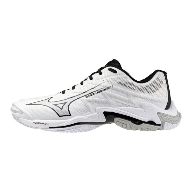 MIZUNO ミズノ ウエーブライトニング エリート WIDE 幅ひろい (排球) 排球シューズ（ユニ一発やる） V1GA260151(白いこと×黒いこと) ２０２６年春夏青写真！！