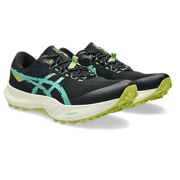 asics アシックス Fuji Lite 6 メンズトレランシューズ 1011C086-001(Black/Aurora Green) ２０２６年模範例！！