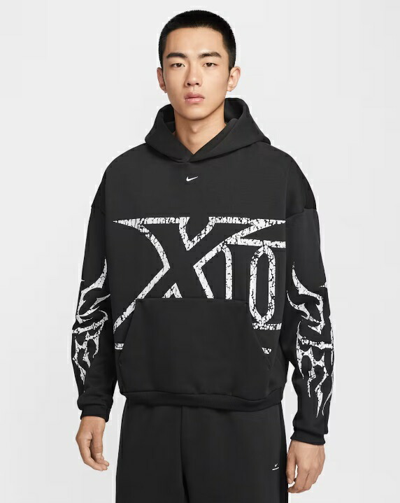 NIKE ナイキ JA TF SI ティーシャツ  L/S フーディ バスケットボールウォームアップウェア トレーナー スウェットパーカー IF1555-010(黒いこと/乳ぶさ薄墨色) ２０２６年青写真！！