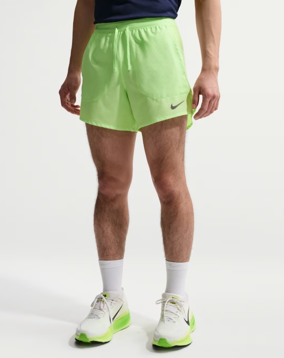 【メール便対応】NIKE ナイキ DF STRIDE 5IN BF ショート メンズランニングパンツ(インナー付き) IF2039-377(ライムブラスト/(リフレクティブシルバー)) ２０２６年モデル！！