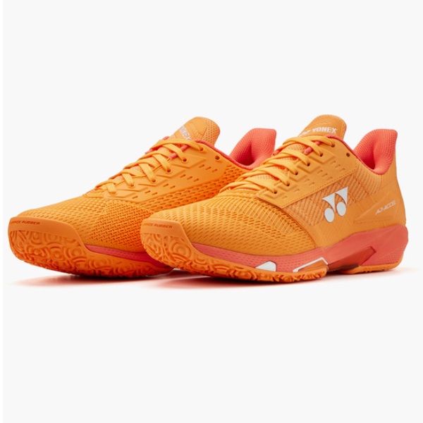 YONEX ヨネックス パワークッションアドアクセルLGC レディーステニスシューズ オムニクレーコート用(クレー・砂入り人工芝用) SHTAALG-373(シャーベットオレンジ) 2026年新色!!