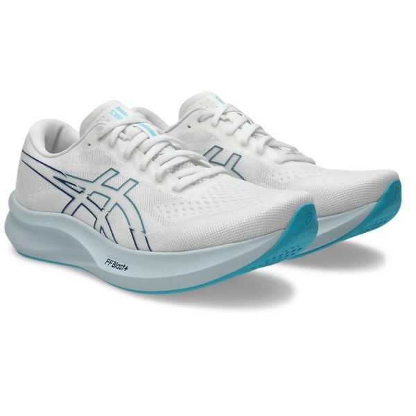 asics アシックス EvoRide Speed 3 メンズランニングシューズ 1011B969-101(White/Saba Blue) ２０２６年模範例！！