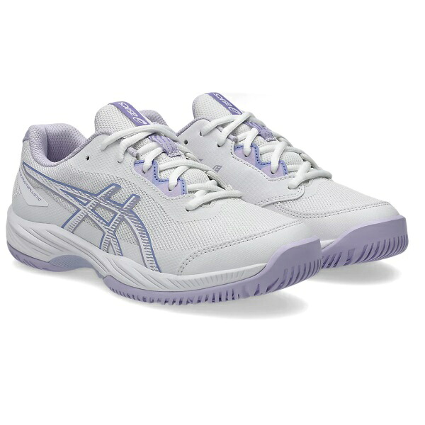 asics アシックス GEL-NETBURNER BALLISTIC 4 GS（キッズ） ジュニアバレーボールシューズ 1054A013-102(White/Murasaki) ２０２６年青写真！！