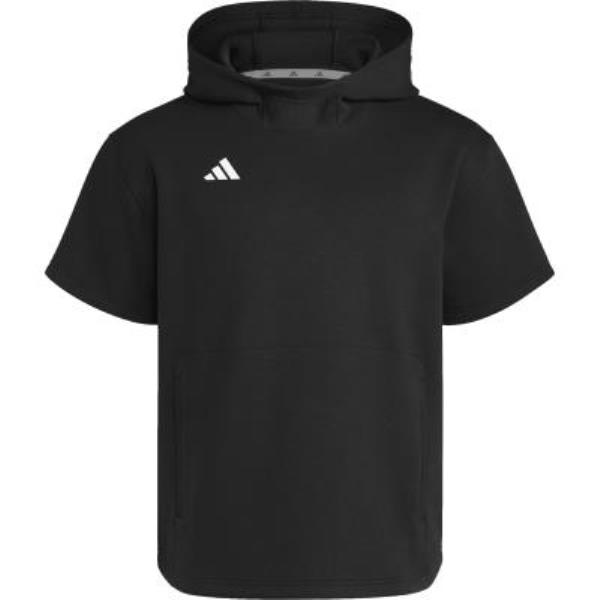 adidas アディダス M BASEBALL DUGOUT S/S パーカー 野球ウォームアップシャツ JRY93-IS9767(ブラック) ２０２６年モデル！！