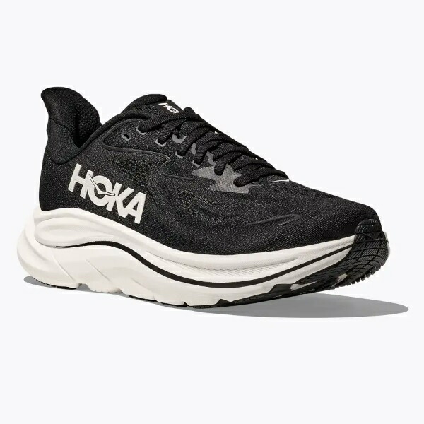 HOKA ホカ CLIFTON 10（クリフトン 10） レディースランニングシューズ 1162031-BK-WH(ブラック/ホワイト) 毎日の走りに軽さとクッション性を