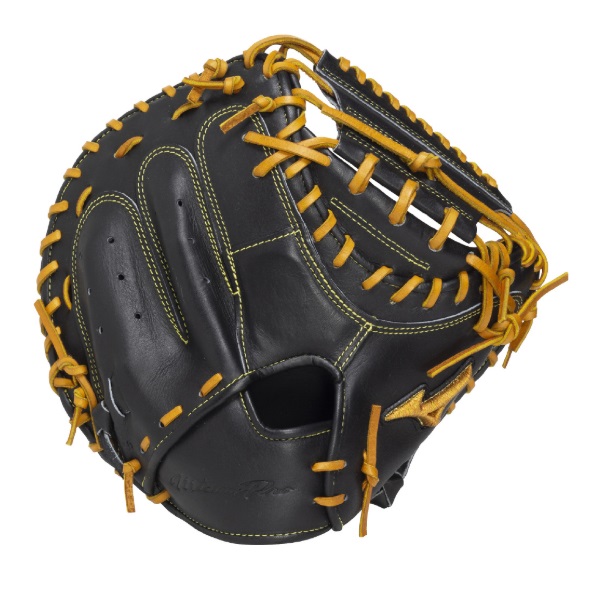 MIZUNO ミズノ 硬式用ミズノ労働者階級號SAKEBIキャッチャー用／S-S型（新型） 硬式グローヴ・捕手グローヴ 1AJCH34020-0949(黒いこと×キルク) ２０２６年春夏模範例