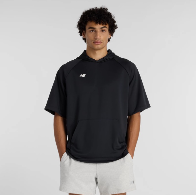 New Balance ニューバランス 半袖フーディ トレーニングシャツ MT61P1PU-BK(ブラック) ２０２６年モデル！！