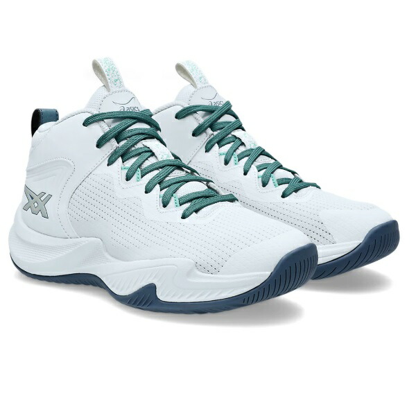 asics アシックス NOVA SURGE 3 GS（キッズ） ジュニアバスケットボールシューズ 1064A017-401(Arctic Blue/Cool Grey) ２０２６年真似形！！ キッズ・ジュニア用シューズ-バスケットボール-スポーツ・アウトドア