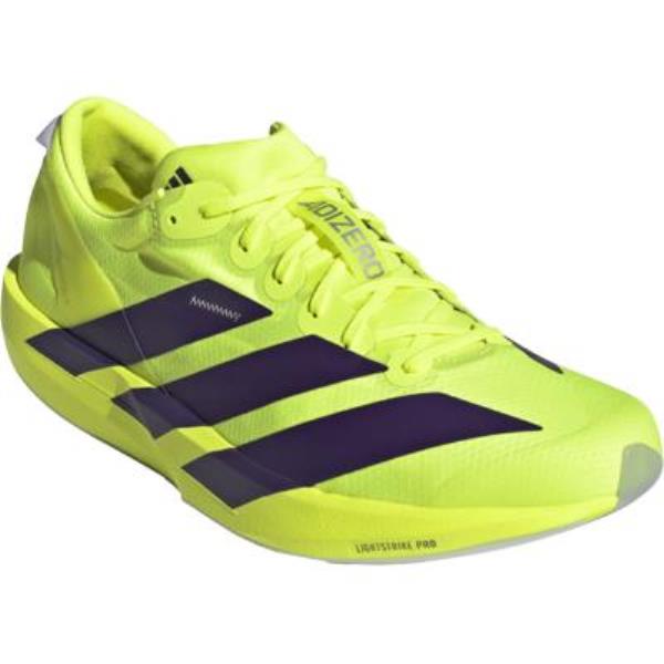 adidas アディダス ADIZERO JAPAN 9 M（アディゼロ JAPAN 9 M） メンズランニングシューズ JQ0776(ソーラーイエロー/オーロラプラム/パウダープラム) 26SS｜スポーツファーム　店