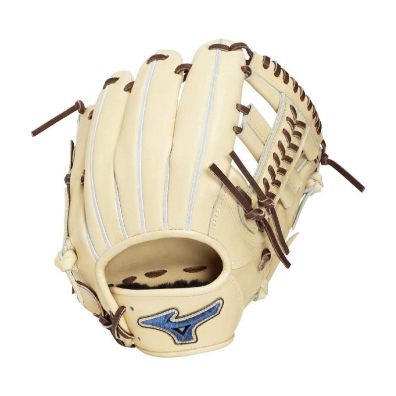 MIZUNO ミズノ 硬式用【グローバルエリート】PRO【内野手用(GE-D46)／サイズ9】 硬式グラブ 1AJGH34313-8057(ブロンド×ブラウン) ２０２６年春夏モデル！！
