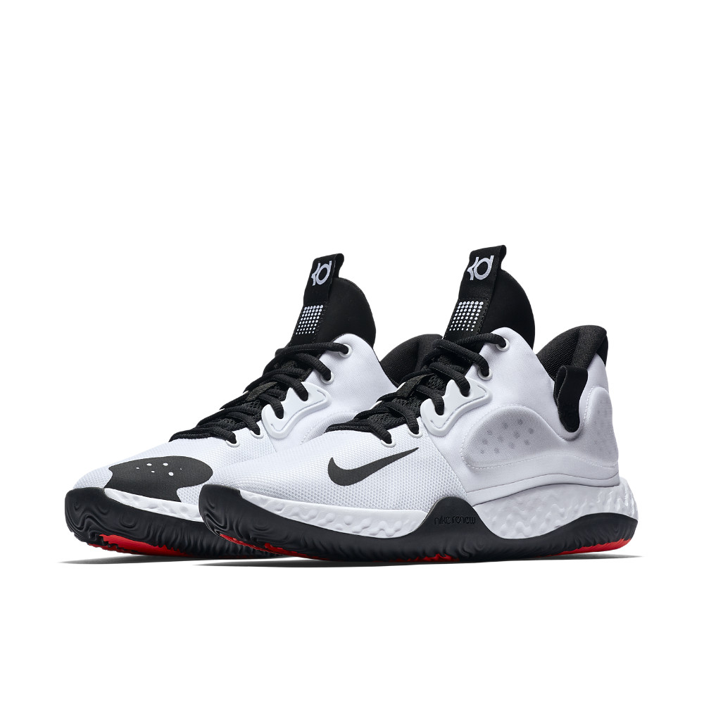 white basketball shoes kd