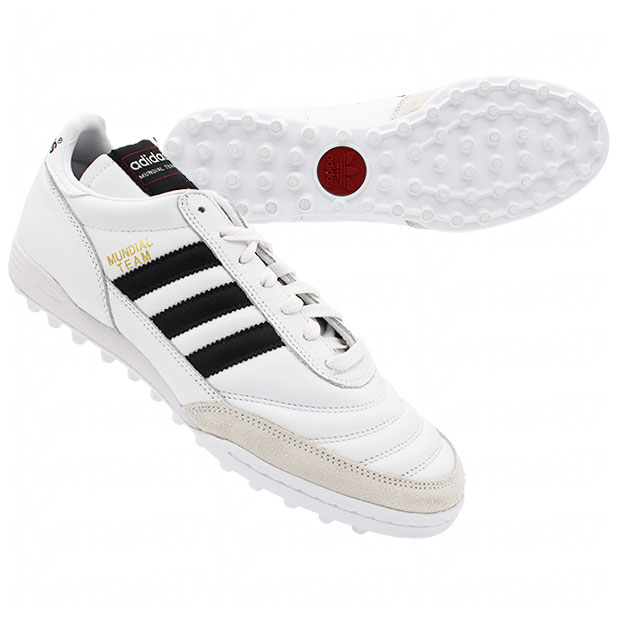 ムンディアルチーム　フットウェアホワイト×コアブラック　【adidas|アディダス】サッカーフットサルトレーニングシューズid4053