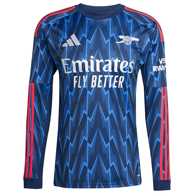 【4/17 9時59分までポイント5倍】アーセナル 25-26 アウェイ 長袖レプリカユニフォーム　【adidas|アディダス】クラブチームレプリカウェアーksj45-ji9525