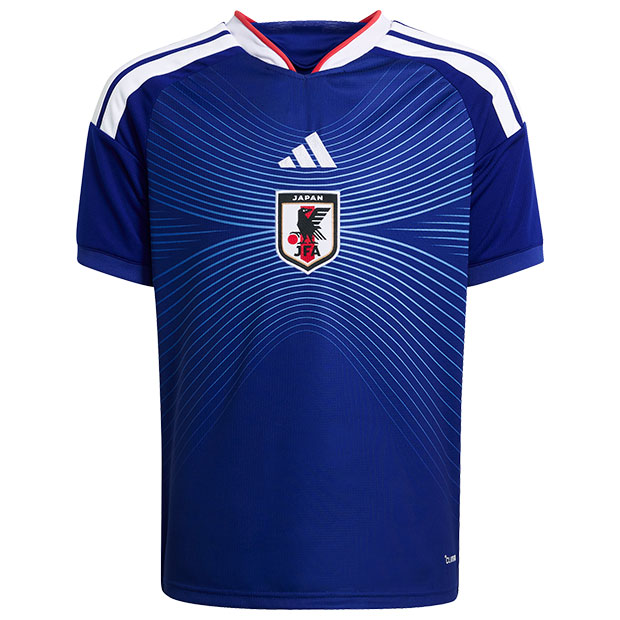 キッズ アディダス サッカー日本代表 2026 ホーム レプリカ ユニフォーム 半袖　【adidas|アディダス】サッカー日本代表レプリカウェアーuv719-jz9688