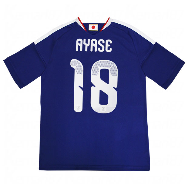 背番号18 上田綺世 キッズ アディダス サッカー日本代表 2026 ホーム レプリカ ユニフォーム 半袖 jz9688　【adidas|アディダス】サッカー日本代表レプリカウェアーuv719-18-ayase