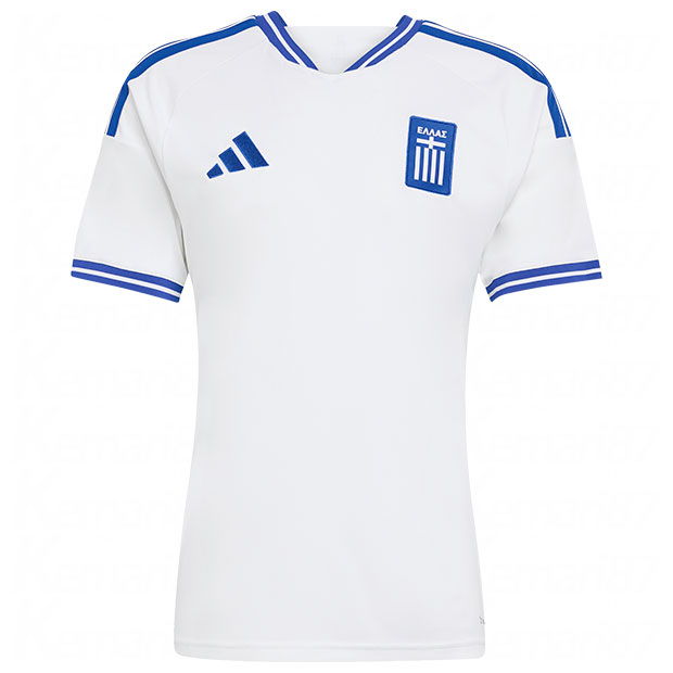 【4/11AM1時59分までポイント5倍】ギリシャ代表 2026 ホーム 半袖レプリカユニフォーム　【adidas|アディダス】ナショナルチームレプリカウェアーwh876-kf3542