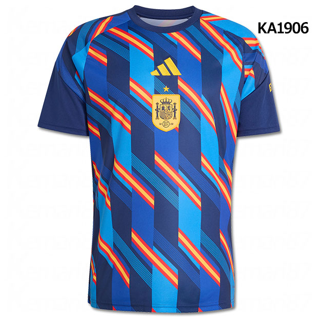 【6/10まで尖んがり10倍】エスパニア代議員団 2026 介護ホーム 半袖プレマッチジャージー 【adidas|アディダス】ナショナルチームウェアーzk439