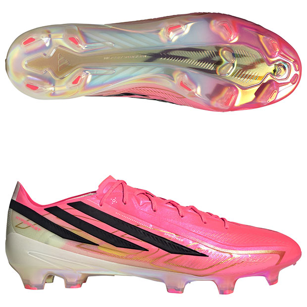 F50 HYPERFAST ELITE FG ソーラーターボ×中核グループ黒いこと 【adidas|アディダス】蹴球スパイクjr5386