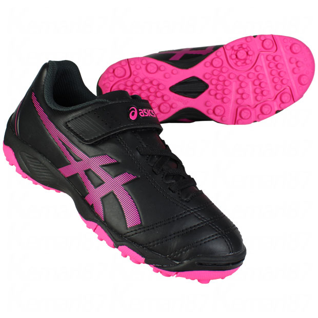 7 1限定ポイント5倍 6 TF asics アシックス サッカージュニアトレーニングシューズ1104a045-005 ジュニア ジュニオーレ  ブラック×ピンクグロー 87％以上節約 ジュニア