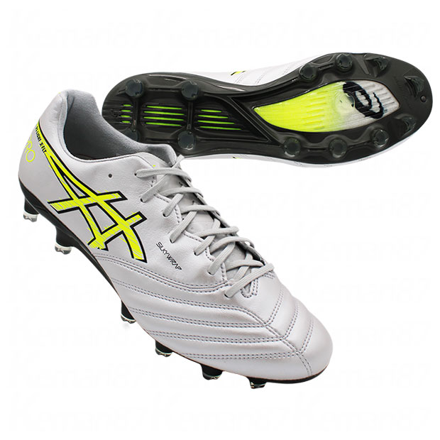 【尖んがり10倍】DSともし火 X-FLY PRO 3 クラウドグレー×セーフティ黄み 【asics|アシックス】蹴球スパイク1101a085-020 サッカー・フットサル-シューズ・スパイク