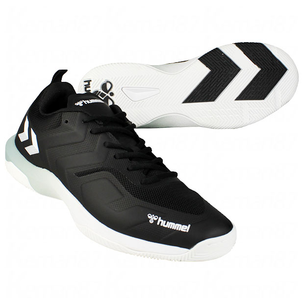 【7/26AM1時59分までポイント10倍】レジェンドフライ 6.0　ブラック&times;ホワイト　【hummel|ヒュンメル】ハンドボールシューズhas8042-9010｜Kemarifast店