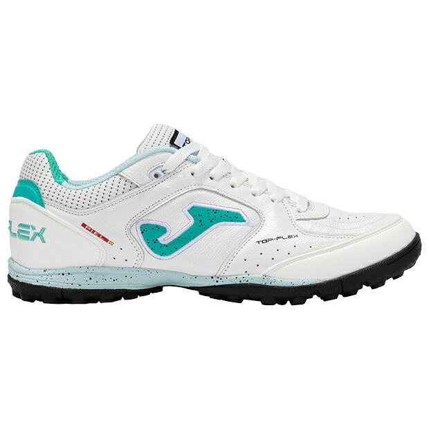 いの一番フレックス TF 白いこと×青緑色 【JOMA|ホマ】サッカーフットサルトレーニングシューズtopw2502tf