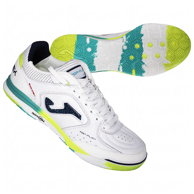 楽天市場】TOP FLEX Rebound ホワイト ホマ(Joma)フットサルシューズ