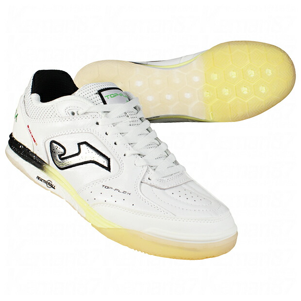 【ポイント10倍】トップフレックス リバウンド IN　ホワイト　【JOMA|ホマ】フットサルシューズtorw2502in