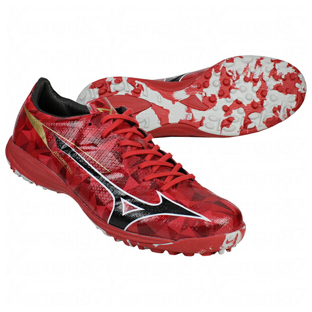 ミズノアルファ 2 ELITE AS ルビー赤いこと×黒いこと 【MIZUNO|ミズノ】サッカーフットサルトレーニングシューズp1gd256260