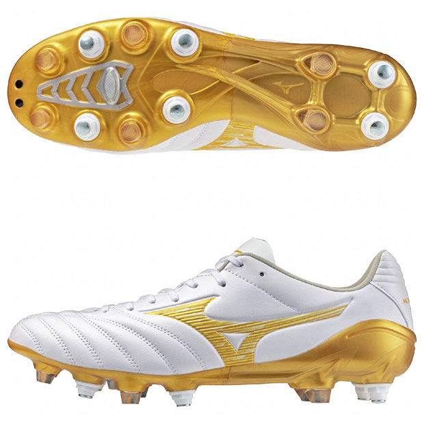 モナルシーダ NEO 3 PRO MIX 白いこと×ゴールド 【MIZUNO|ミズノ】蹴球取替式スパイクp1ギガサイクル262250