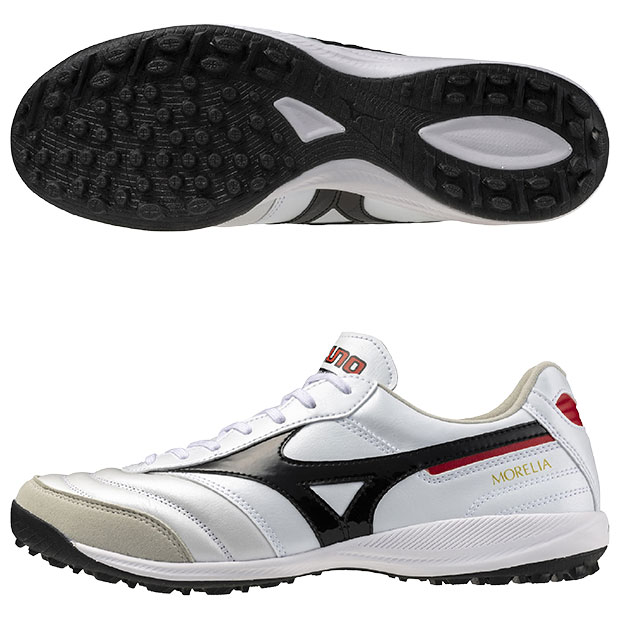 【尖んがり10倍】モレリア SALA ELITE TF スーパーホワイトパール×黒いこと 【MIZUNO|ミズノ】サッカーフットサルトレーニングシューズq1gb251209