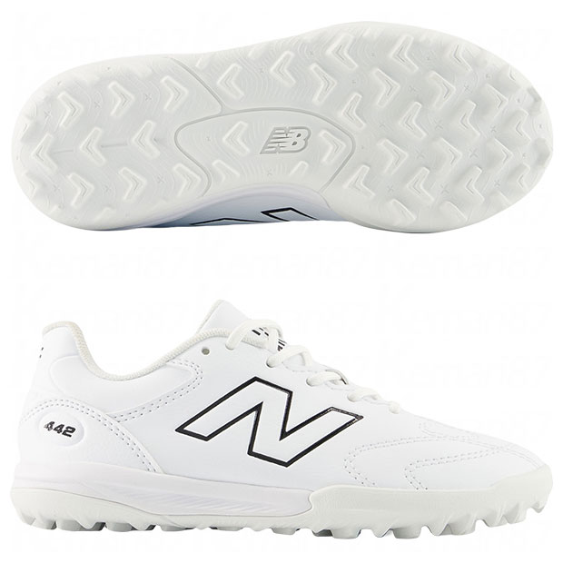 【4/11AM1時59分までポイント5倍】ジュニア 442 V3 TEAM TF JNR W　ホワイト　【NewBalance|ニューバランス】サッカーフットサルジュニアトレーニングシューズy43t8szw
