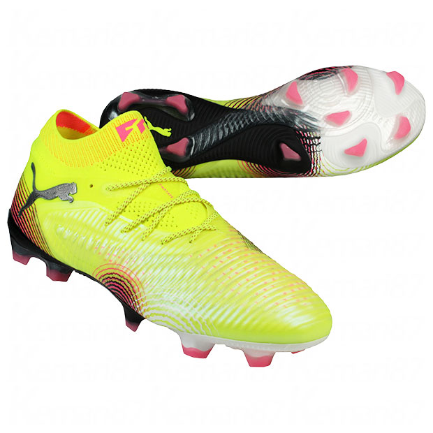 【4/17 9時59分までポイント5倍】フューチャー 8 アルティメット FG　イエローアラート　【PUMA|プーマ】サッカースパイク108138-03