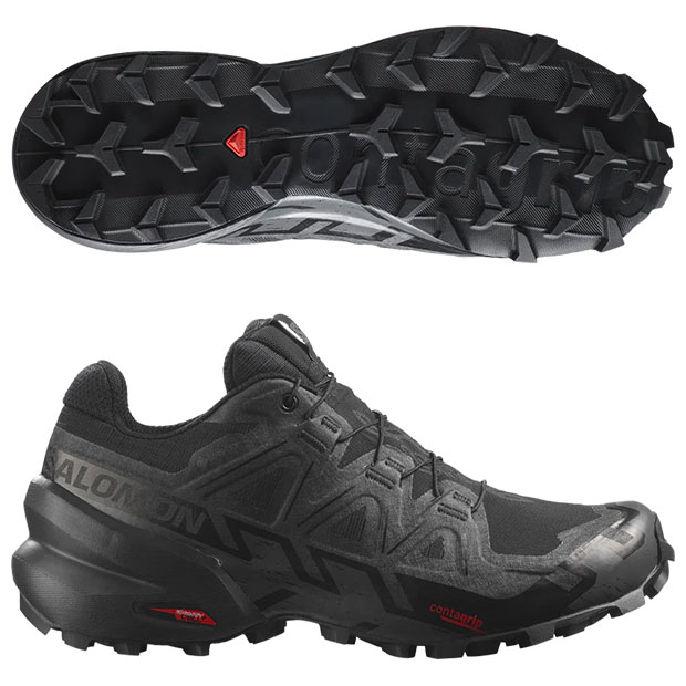 【7/26AM1時59分までポイント10倍】レディース スピードクロス 6 GORE-TEX SPEEDCROSS 6 GORE-TEX ブラック×ブラック 【SALOMON|サロモン】ランニングシューズl41743400|Kemarifast店