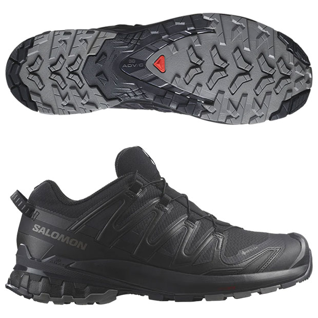 【7/26AM1時59分までポイント10倍】エックスエー プロ 3D V9 GORE-TEX XA PRO 3D V9 GORE-TEX ブラック×ファントム 【SALOMON|サロモン】ランニングシューズl47270100|Kemarifast店