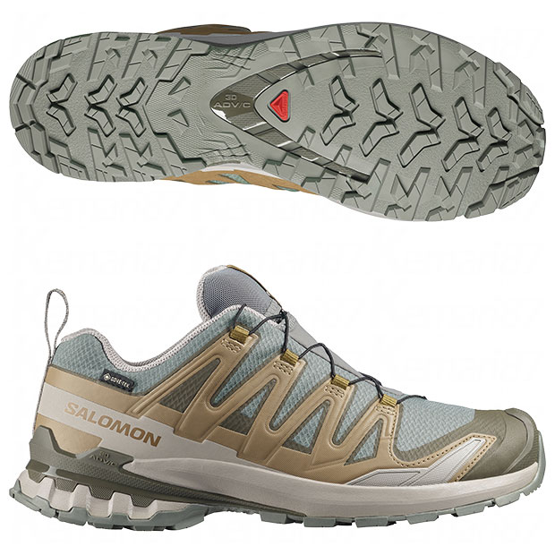 【7/26AM1時59分までポイント10倍】エックスエー プロ 3D V9 GORE-TEX XA PRO 3D V9 GORE-TEX セドナセージ×ブリリアントオリーブ 【SALOMON|サロモン】ランニングシューズl49229600|Kemarifast店