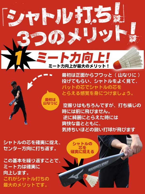 楽天市場 面を捉えろ シャトル打ち返せ ミート力向上セット ミズノインパクトトレーナー ユニックス Tossシャトル 打撃練習用 野球 トレーニング用品 1gjbt10400 Bx72 78vs Imp Toss Set 野球用品スポーツショップムサシ