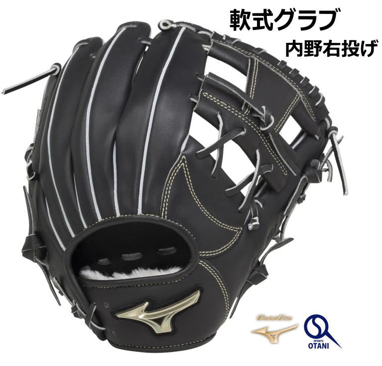 楽天市場】ミズノ 軟式用グローバルエリートHselection SIGNA 内