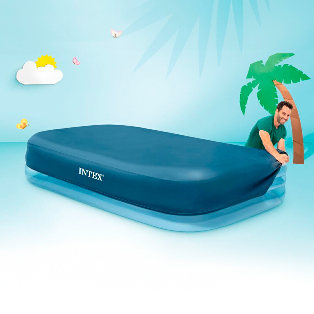 【楽天市場】58412 INTEX レクタングラプールカバー 305×183cm ｜ 日本正規品 インテックス intex スイムセンター ...