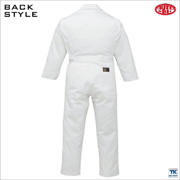 楽天市場 つなぎ ツナギ おしゃれ 作業服 作業着 スタンダードホワイト 白つなぎ 前金属ボタンab 1600 Bツナギ続服 ツヅキ つなぎ スポーツインナーsportstk