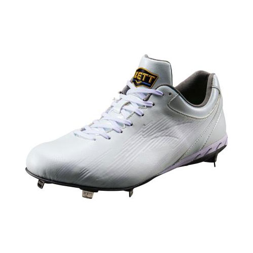 野球 スパイク ポイント 大人 白 ZETT ゼット 金具スパイク ネオステイタス 紐 金具ソール 埋め込みタイプ BSR2218WH 野球スパイク 白スパイク｜スポーツアクト 8,059円